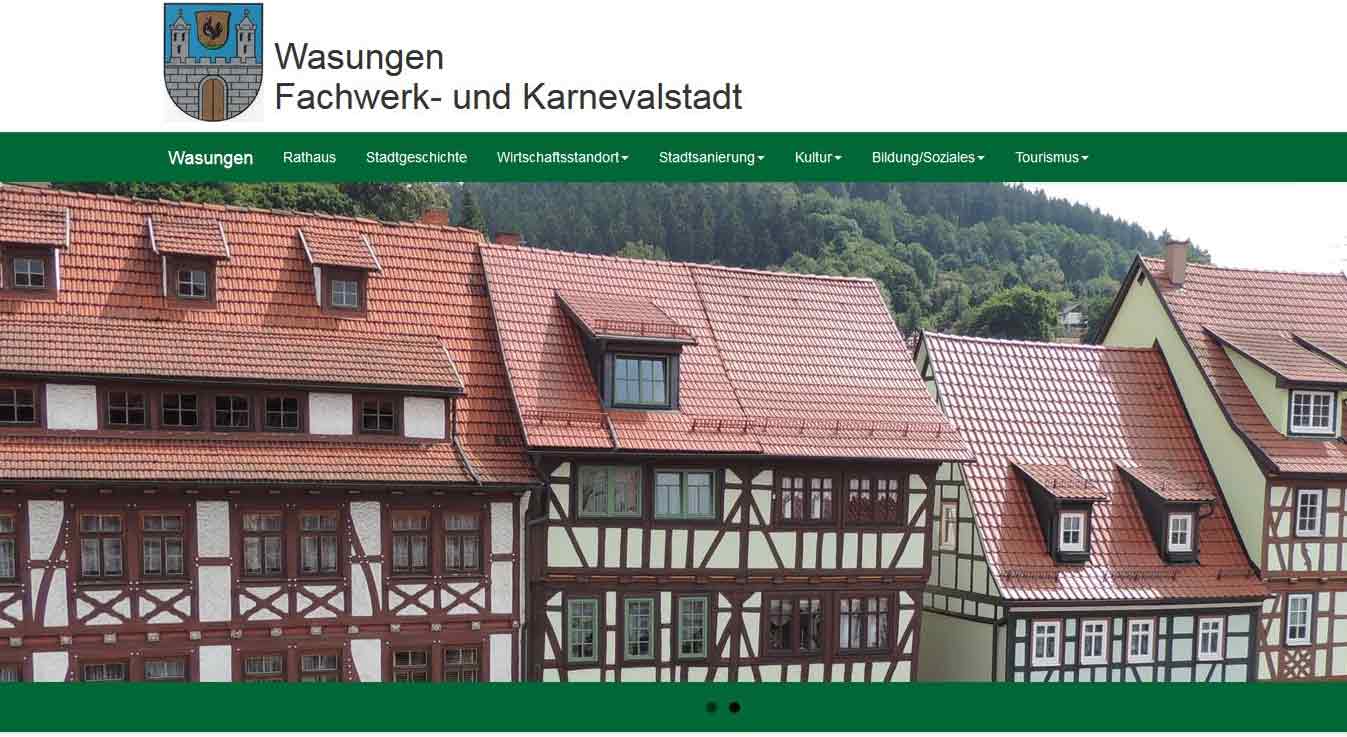 Website Stadt Wasungen
